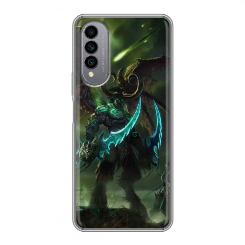 Дизайнерский силиконовый чехол для Wiko T50 World of warcraft