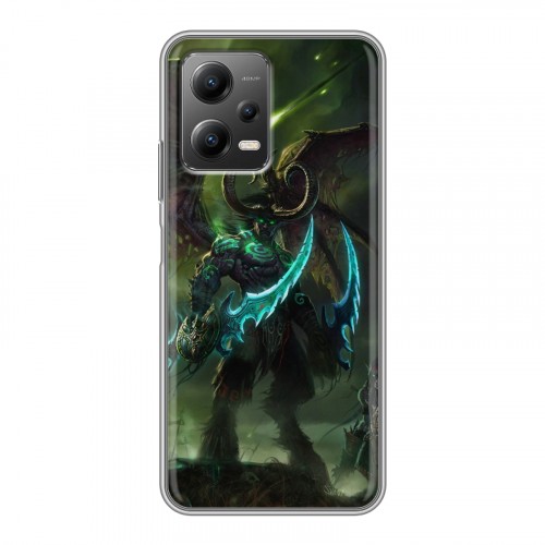 Дизайнерский силиконовый чехол для Xiaomi Poco X5 World of warcraft