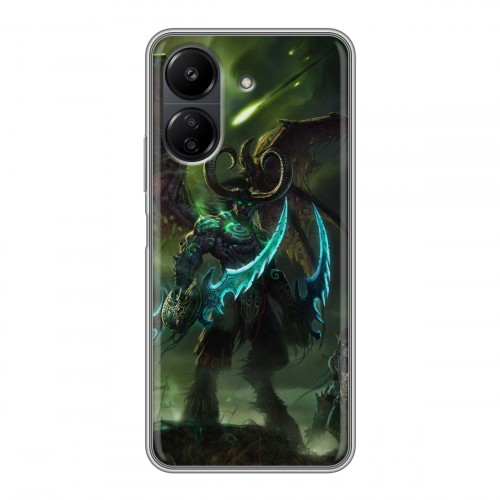 Дизайнерский пластиковый чехол для Xiaomi Poco C65 World of warcraft