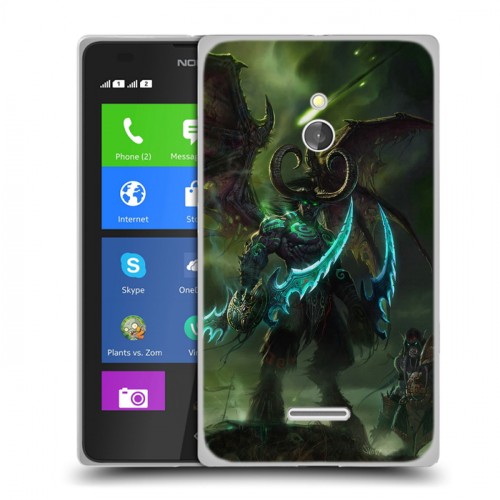 Дизайнерский силиконовый чехол для Nokia XL World of warcraft