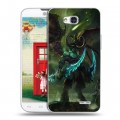 Дизайнерский пластиковый чехол для LG L80 World of warcraft