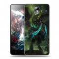 Дизайнерский силиконовый чехол для Lenovo S580 Ideaphone World of warcraft