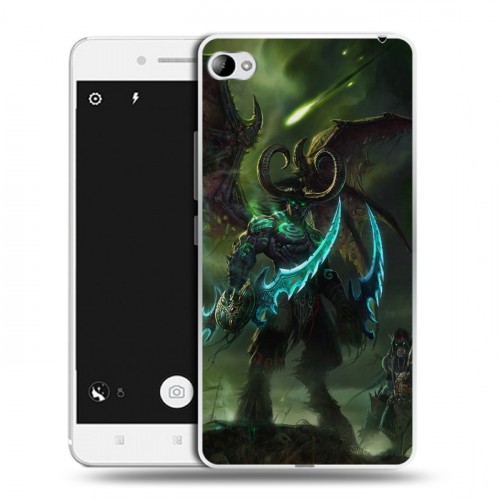 Дизайнерский пластиковый чехол для Lenovo S90 World of warcraft