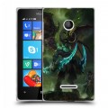 Дизайнерский пластиковый чехол для Microsoft Lumia 435 World of warcraft