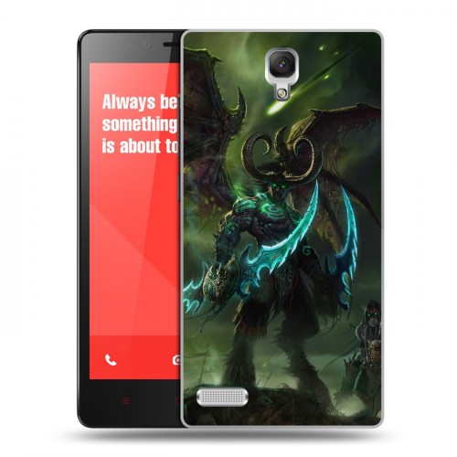 Дизайнерский пластиковый чехол для Xiaomi RedMi Note World of warcraft