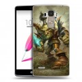 Дизайнерский пластиковый чехол для LG G4 Stylus World of warcraft