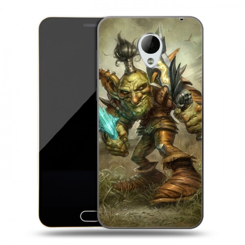 Дизайнерский силиконовый чехол для Meizu M2 Mini World of warcraft