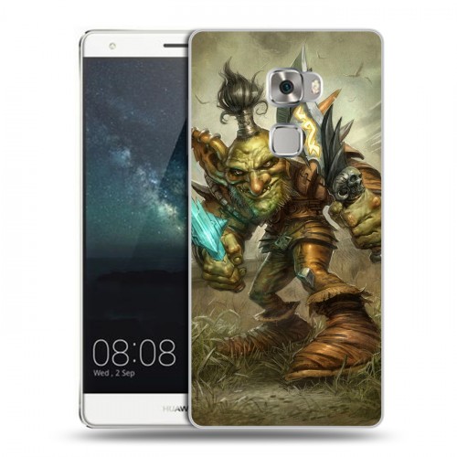 Дизайнерский пластиковый чехол для Huawei Mate S World of warcraft