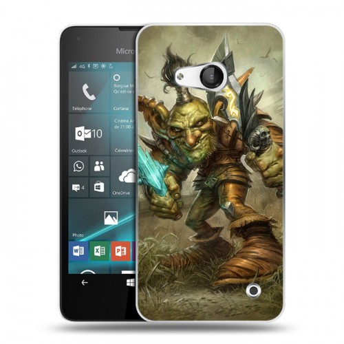 Дизайнерский пластиковый чехол для Microsoft Lumia 550 World of warcraft