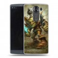 Дизайнерский пластиковый чехол для LG V10 World of warcraft