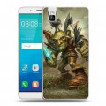 Дизайнерский пластиковый чехол для Huawei ShotX World of warcraft