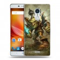 Дизайнерский пластиковый чехол для ZTE Blade X9 World of warcraft