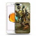 Дизайнерский пластиковый чехол для Iphone 7 Plus / 8 Plus World of warcraft