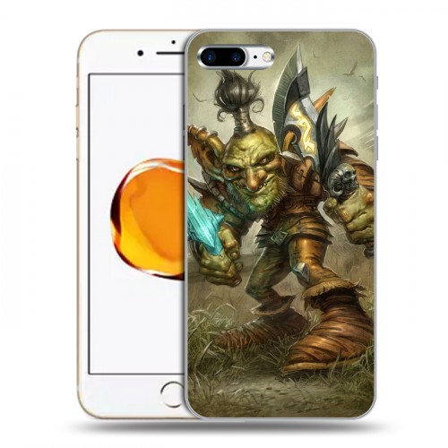 Дизайнерский пластиковый чехол для Iphone 7 Plus / 8 Plus World of warcraft