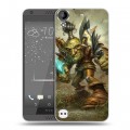 Дизайнерский пластиковый чехол для HTC Desire 530 World of warcraft