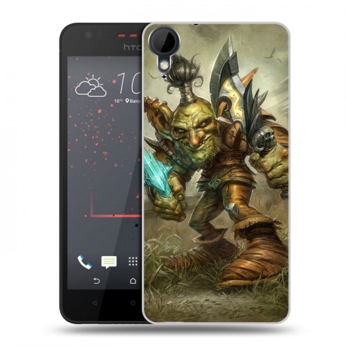 Дизайнерский пластиковый чехол для HTC Desire 825 World of warcraft