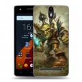 Дизайнерский силиконовый чехол для Wileyfox Storm World of warcraft