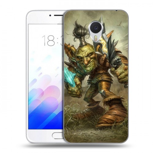 Дизайнерский пластиковый чехол для Meizu M3E World of warcraft