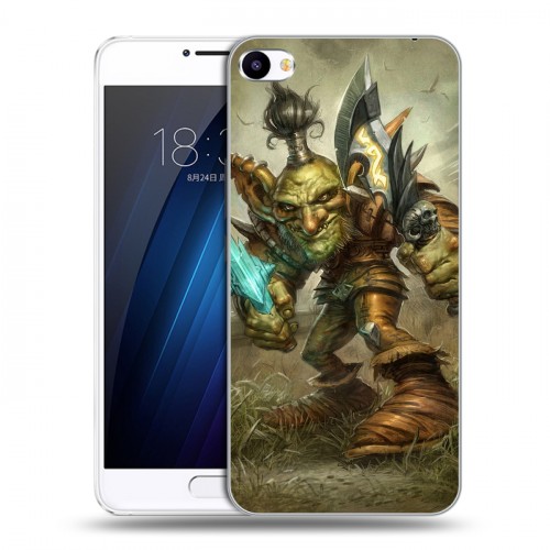 Дизайнерский пластиковый чехол для Meizu U20 World of warcraft