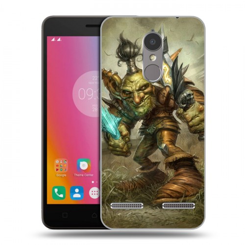 Дизайнерский силиконовый чехол для Lenovo K6 World of warcraft