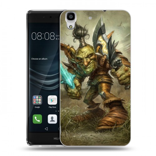 Дизайнерский пластиковый чехол для Huawei Y6II World of warcraft