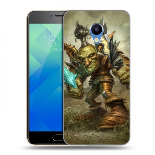 Дизайнерский пластиковый чехол для Meizu M5 World of warcraft