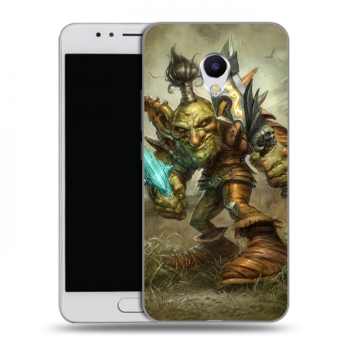 Дизайнерский силиконовый чехол для Meizu M5s World of warcraft