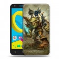 Дизайнерский пластиковый чехол для Alcatel U5 World of warcraft