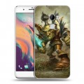 Дизайнерский пластиковый чехол для HTC One X10 World of warcraft