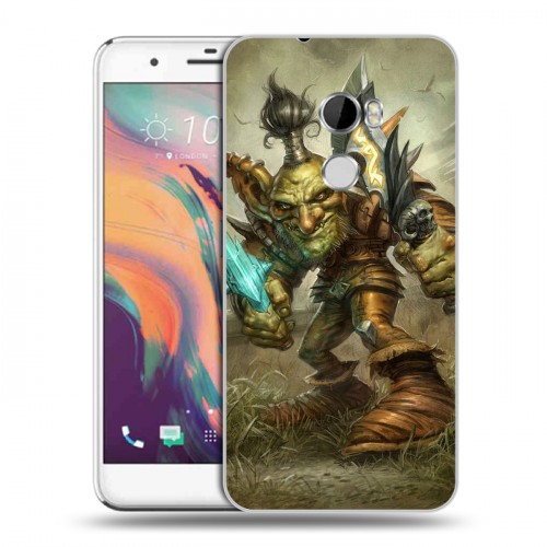 Дизайнерский пластиковый чехол для HTC One X10 World of warcraft