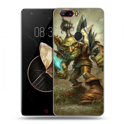 Дизайнерский пластиковый чехол для ZTE Nubia Z17 World of warcraft