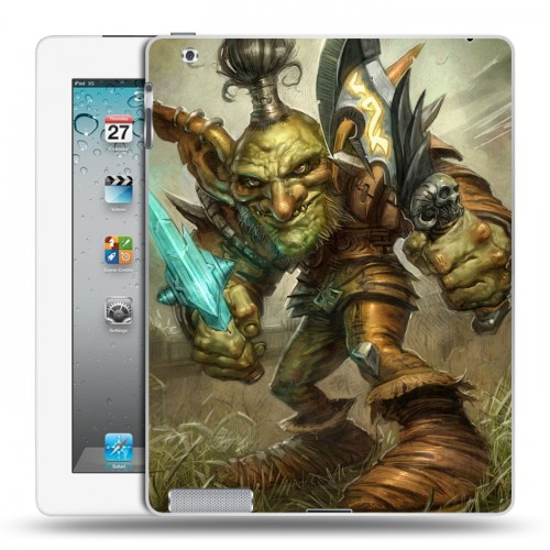 Дизайнерский пластиковый чехол для Ipad 2/3/4 World of warcraft