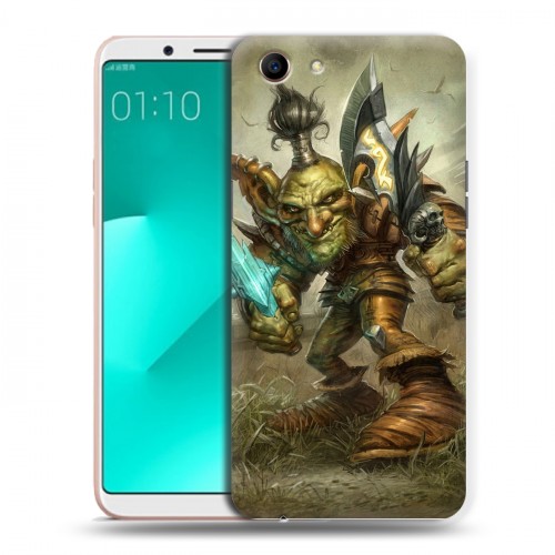 Дизайнерский пластиковый чехол для OPPO A83 World of warcraft