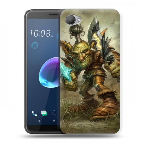 Дизайнерский пластиковый чехол для HTC Desire 12 World of warcraft