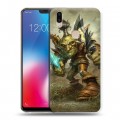 Дизайнерский пластиковый чехол для Vivo V9 World of warcraft