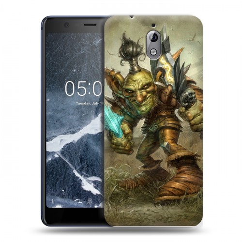 Дизайнерский пластиковый чехол для Nokia 3.1 World of warcraft