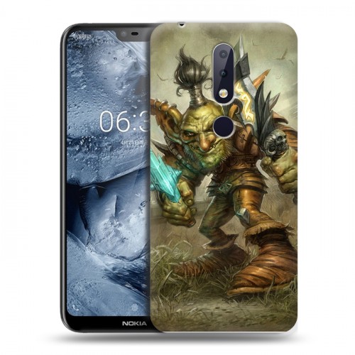 Дизайнерский пластиковый чехол для Nokia 6.1 Plus World of warcraft