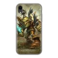 Дизайнерский силиконовый чехол для Iphone Xr World of warcraft