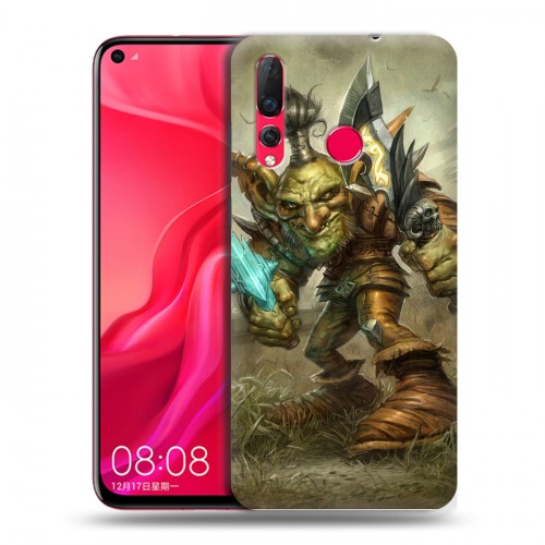 Дизайнерский пластиковый чехол для Huawei Nova 4 World of warcraft