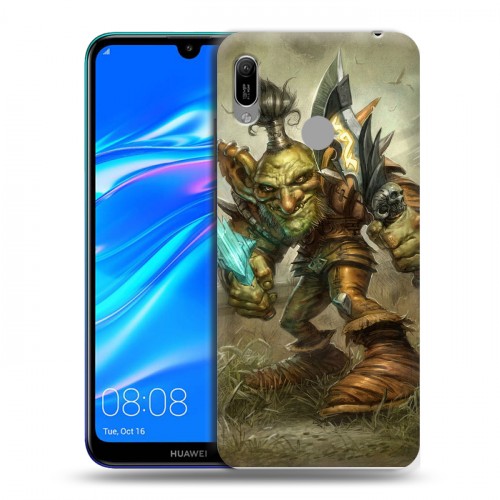 Дизайнерский пластиковый чехол для Huawei Y6 (2019) World of warcraft