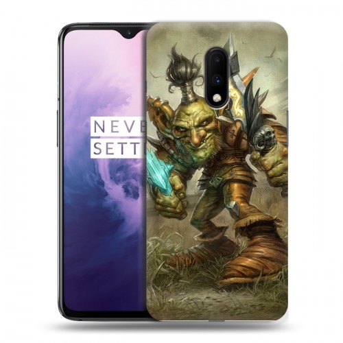 Дизайнерский пластиковый чехол для OnePlus 7 World of warcraft