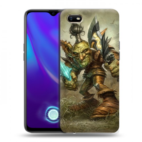 Дизайнерский силиконовый с усиленными углами чехол для OPPO A1k World of warcraft