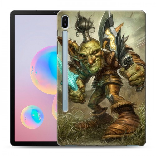 Дизайнерский силиконовый чехол для Samsung Galaxy Tab S6 World of warcraft