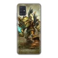 Дизайнерский силиконовый чехол для Samsung Galaxy A51 World of warcraft