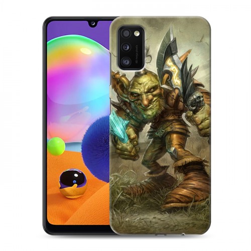 Дизайнерский силиконовый чехол для Samsung Galaxy A41 World of warcraft