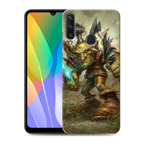 Дизайнерский пластиковый чехол для Huawei Y6p World of warcraft