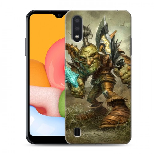 Дизайнерский силиконовый чехол для Samsung Galaxy M01 World of warcraft