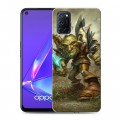 Дизайнерский пластиковый чехол для OPPO A52 World of warcraft