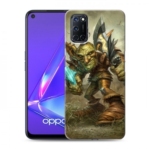 Дизайнерский пластиковый чехол для OPPO A52 World of warcraft