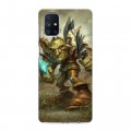 Дизайнерский пластиковый чехол для Samsung Galaxy M51 World of warcraft